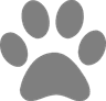 Black paw print